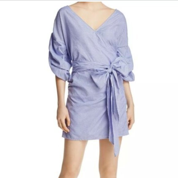 MLM Label Salo Wrap Dress Sz M NWOT - Picture 1 of 2